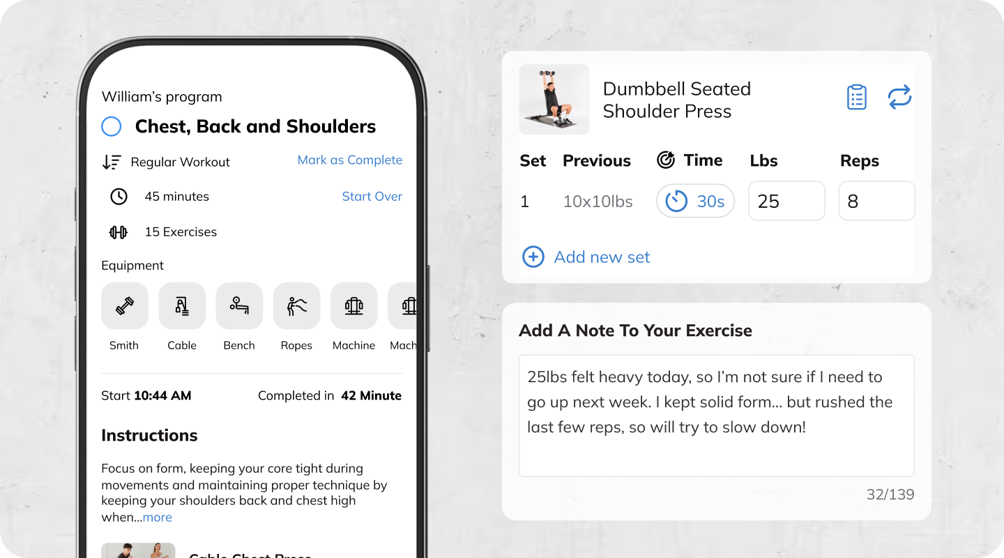 Exercise notes